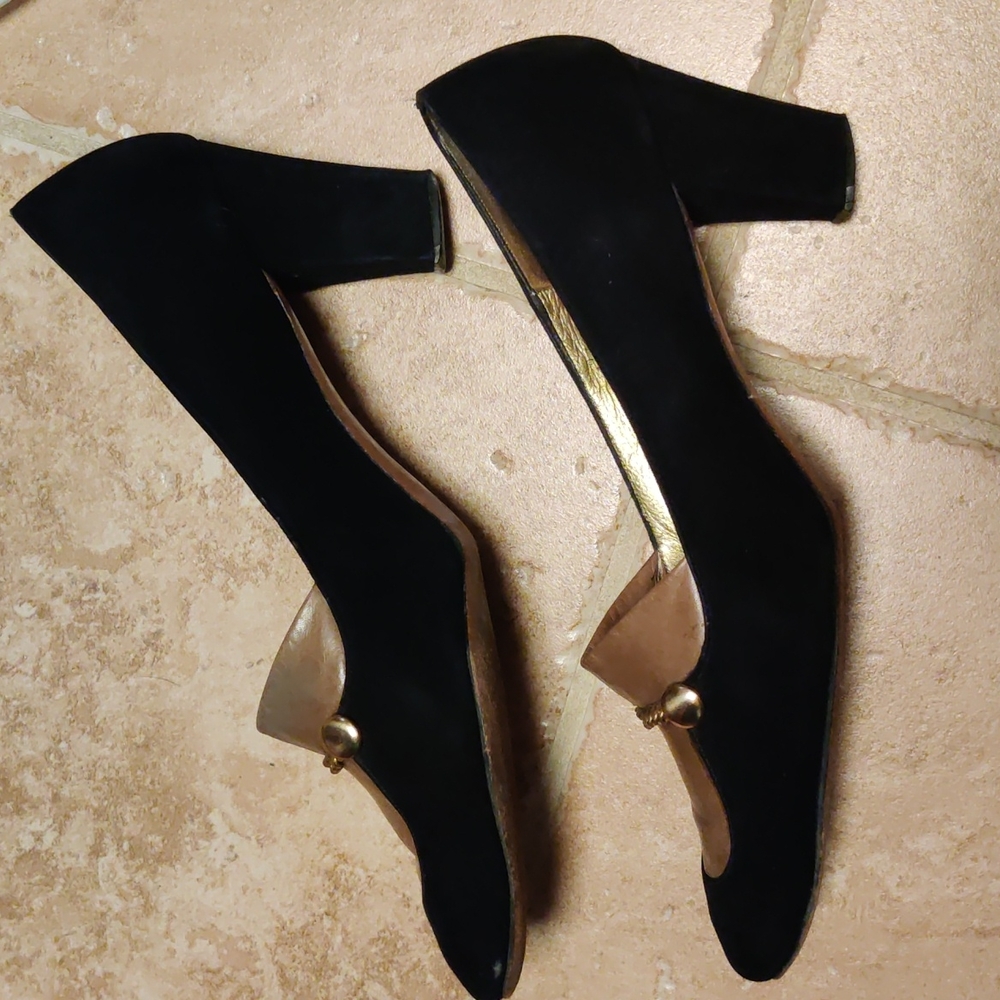 Retro classic pumps, Leather Sole - Picture 6 of 11